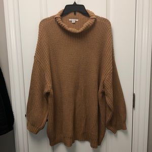 American Eagle Tan Sweater Dress